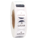 Premium .5 GRAM Metallic Cartridge Identification Labels - .5" Circle (1,000 qty.) - Dragon Chewer