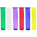 Mixed Colors 98 mm joint tubes, pre roll tubes, pre roll vials, pre roll jars, pre roll containers. Wholesale dragon chewer child resistant dispensary pre roll packaging supplies. Bulk smell proof squeeze top style doob tubes. Best custom pre roll dispensary packaging. 