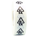 Dragon Chewer California dispensary universal symbol small clear 420 THC strain labels. Bulk wholesale warning Rx stickers for glass jars, pop tops, mylar bags and edibles. Free printable strain labels.