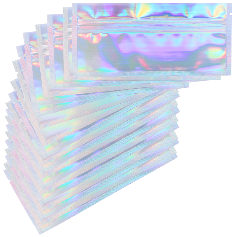 Pre Roll Gloss Holographic Clear Mylar Bags 1000 qty
