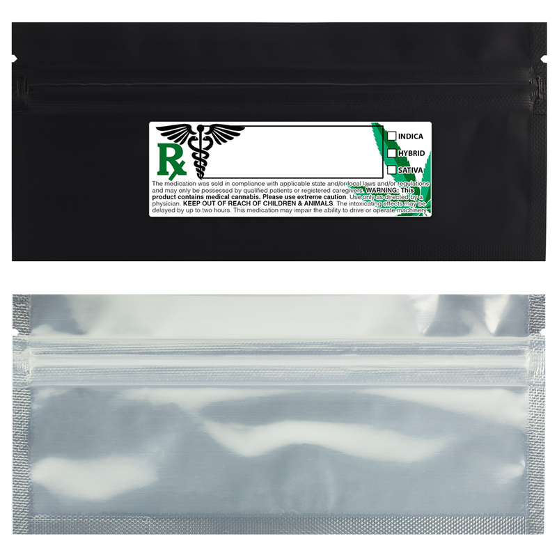 Matte Black Dragon Chewer Pre Roll smell proof foil mylar bags by the Caviar Locker with custom designer rx strain labels. Thick wholesale bulk dispensary custom child resistant packaging 420 long term storage barrier bags with thc stickers. 