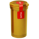 Dragon Chewer red tamper evident dispensary 420 THC strain labels. Bulk wholesale warning Rx stickers for glass jars, pop tops, mylar bags and edibles. Free printable strain labels.