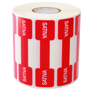 Dragon Chewer red tamper evident dispensary 420 THC strain labels. Bulk wholesale warning Rx stickers for glass jars, pop tops, mylar bags and edibles. Free printable strain labels.