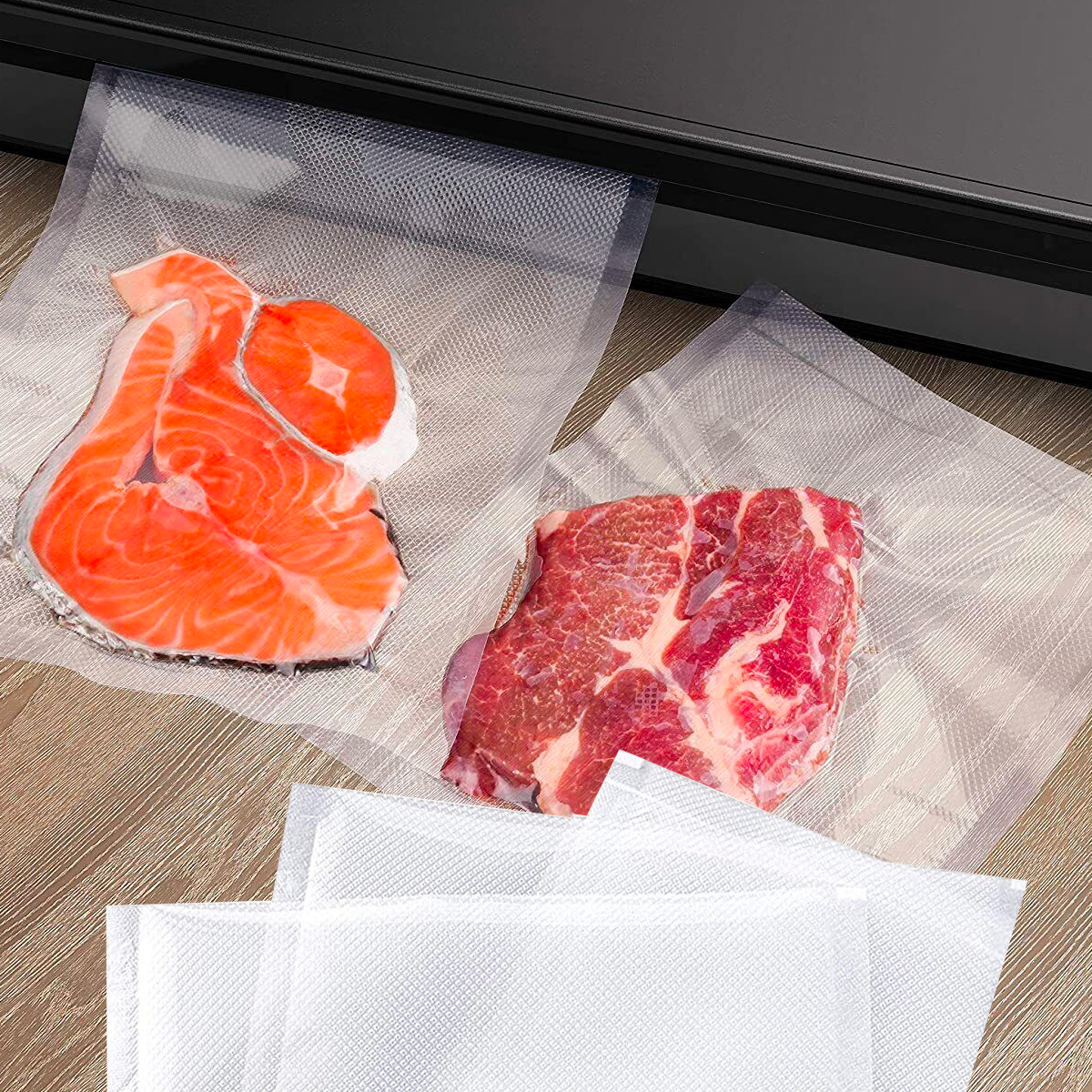 Premium Large Vacuum Heat Seal Clear Bags 11 x 16 (100 qty.) - Dragon Chewer