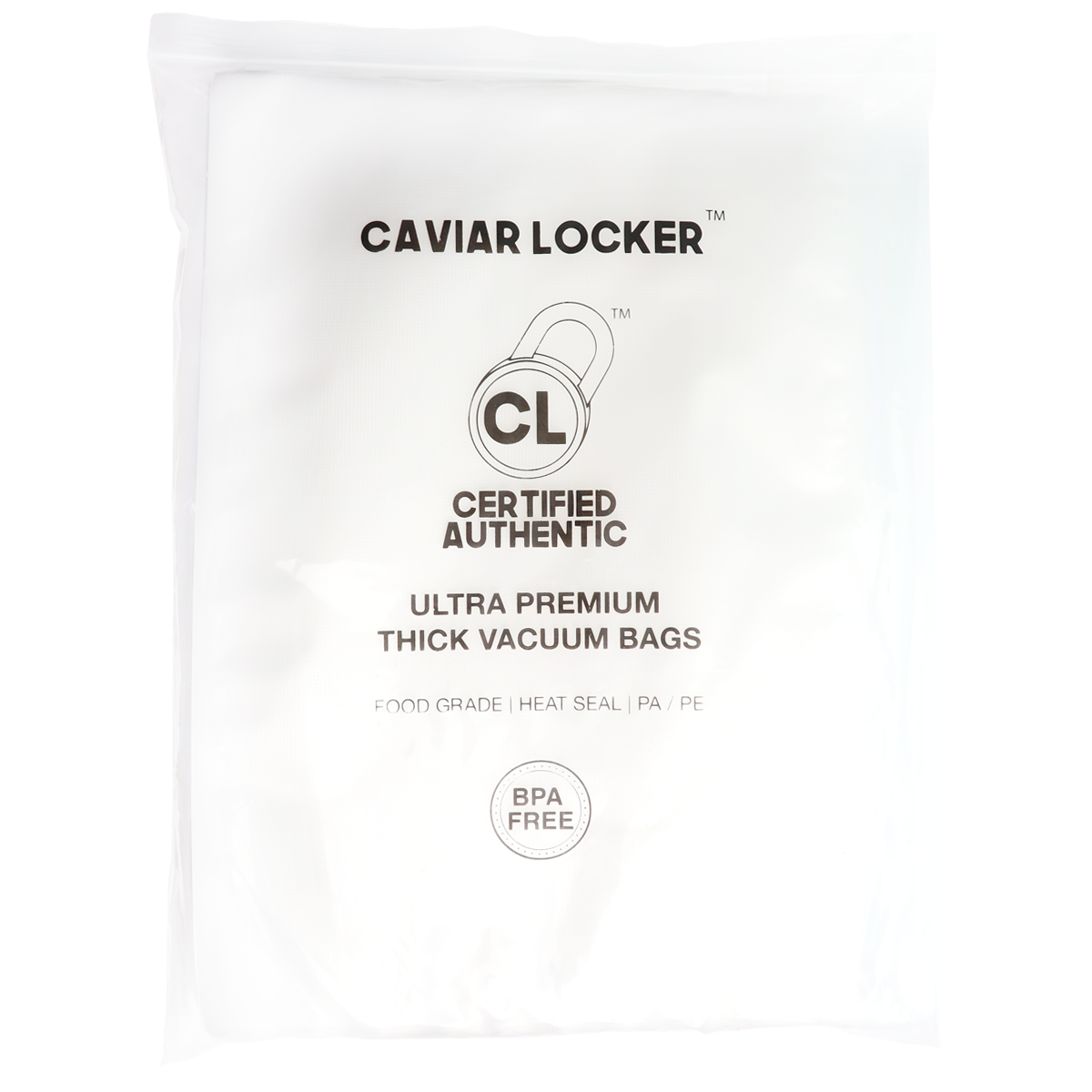 Premium Large Vacuum Heat Seal Clear Bags 11 x 16 (100 qty.) - Dragon Chewer