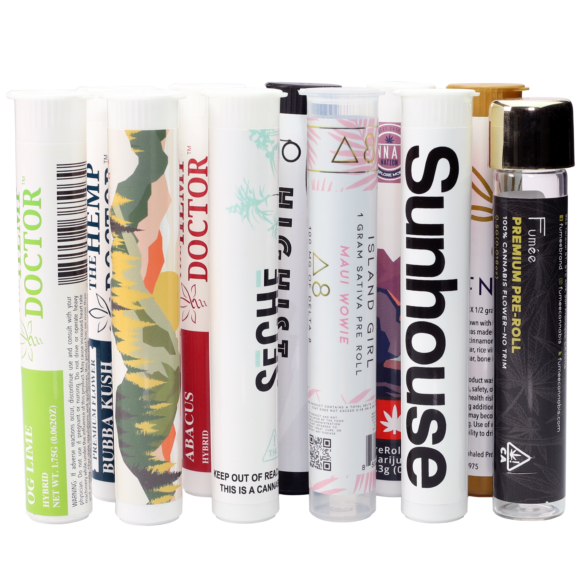 Promotional 90mm pre roll tube Personalized With Your Custom Logo