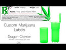 DYMO Thermal Generic Custom Printed Compliant Marijuana Strain Labels (350 qty.)
